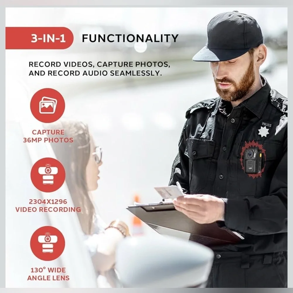 Black Wearable Camera